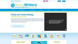 
                            11. Young Writers | Poetry and creative writing for schools