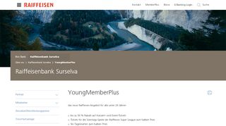 
                            3. YoungMemberPlus - Raiffeisen Schweiz