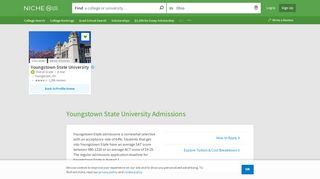 
                            10. Youngstown State University Admissions - Niche