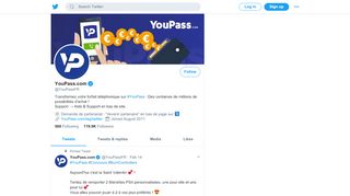 
                            8. YouPass.com is back !  →   (@YouPassFR) | Twitter