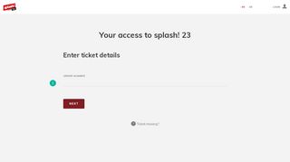 
                            4. Your access to splash! 22