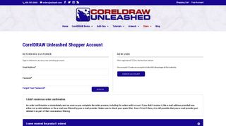 
                            8. Your Account - Account - CorelDRAW Unleashed