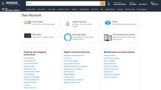 
                            5. Your Account - Amazon.com