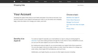 
                            4. Your Account & Apple ID - Shopping Help - Apple (SG)
