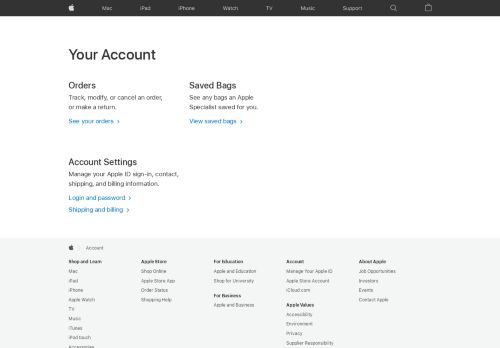 
                            2. Your Account - Apple (MY)