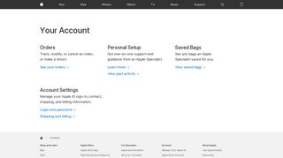 
                            3. Your Account - Apple (SG)