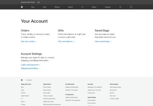 
                            4. Your Account - Business - Apple (UK)