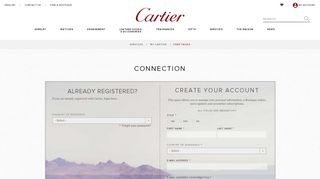 
                            1. Your account - Cartier