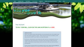 
                            10. Your Account – Hays Utility South