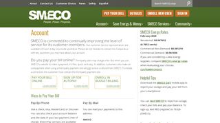 
                            6. Your Account | Southern Maryland Electric Cooperative - Smeco