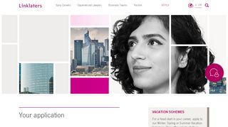 
                            3. Your application | Early Careers | U.S. Careers | Linklaters