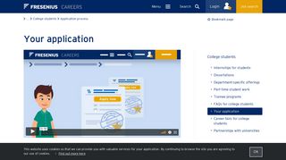 
                            4. Your application students | Fresenius Careers