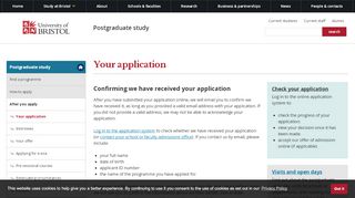 
                            4. Your application | Study at Bristol | University of Bristol