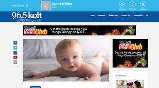 
                            12. Your Baby Could Be The Next Gerber Baby! - 96.5 KOIT