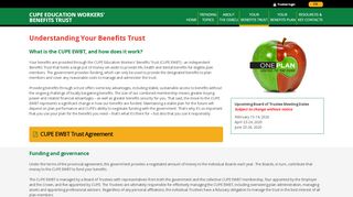 
                            13. Your Benefits Trust - CUPE EWBT