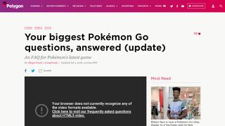 
                            7. Your biggest Pokémon Go questions, answered (update) - Polygon