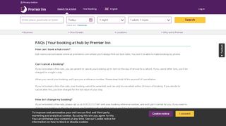 
                            8. Your booking | FAQs | hub by Premier Inn