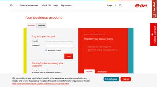 
                            4. Your business account | Small to medium energy users - E.ON