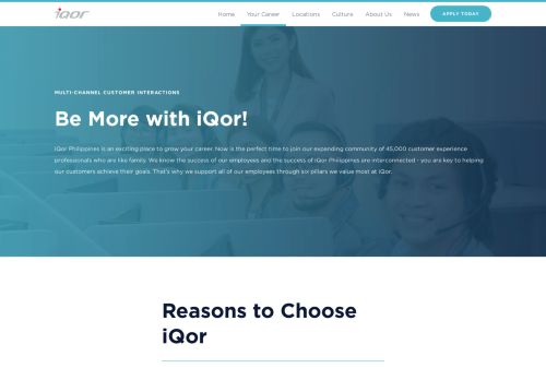 
                            7. Your Career - iQor Philippines Call Centers