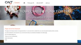 
                            12. your career journey with CWT - Sign On