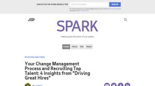 
                            12. Your Change Management Process and Recruiting Top Talent: 4 ...