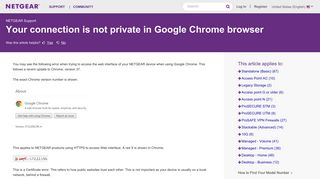 
                            4. Your connection is not private in Google Chrome browser | Answer ...