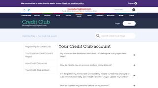 
                            3. Your Credit Club account – Credit Club FAQs
