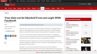 
                            8. Your data can be hijacked if you use Login With Facebook - Tech ...