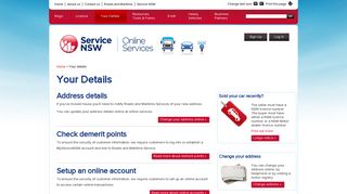 
                            4. Your Details - Service NSW