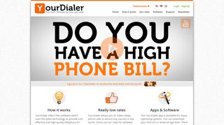 
                            5. Your-Dialer.com - Low rates, great quality, no contract!