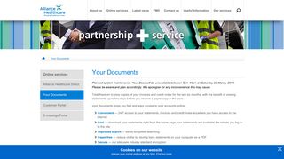 
                            4. Your Documents | Online services - Alliance Healthcare