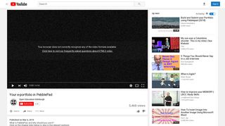 
                            10. Your e-portfolio in PebblePad - YouTube