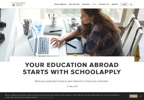 
                            3. Your Education Abroad Starts with SchoolApply. | 2018