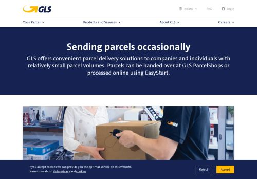 
                            4. Your GLS login | GLS Parcel Service