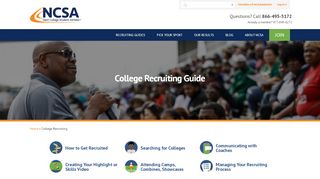 
                            1. Your Guide to College Athletic Recruiting | NCSA