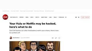 
                            5. Your Hulu or Netflix may be hacked, here's what to do - CNET