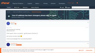 
                            11. Your IP address has been changed, please sign in again | cPanel ...