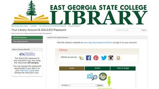
                            5. Your Library Account & GALILEO Password - LibGuides