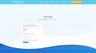 
                            9. Your Login - Snowball Fundraising