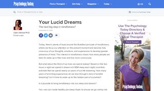 
                            7. Your Lucid Dreams | Psychology Today
