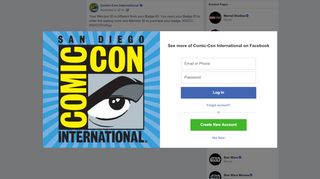 
                            13. Your Member ID is different from your... - Comic-Con International ...