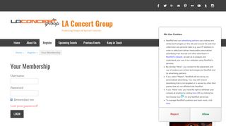 
                            1. Your Membership – LA Concert Group