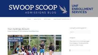 
                            11. Your myWings Account – Swoop Scoop