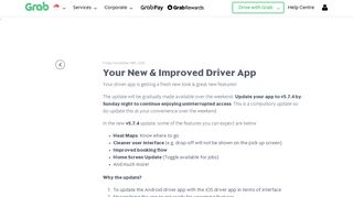 
                            11. Your New & Improved Driver App | Grab SG