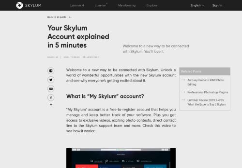 
                            2. Your new Skylum Account explained in 5 minutes | Skylum Blog
