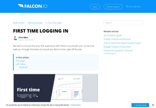 
                            2. Your New User Login | Falcon Social - Falcon.io