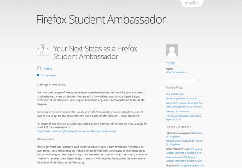 
                            6. Your Next Steps as a Firefox Student Ambassador - The Mozilla Blog