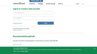 
                            10. Your personal account | MoneyPark