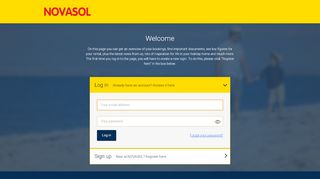 
                            6. Your personal home owner pages – Login here - Novasol