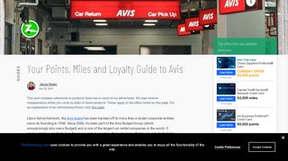 
                            9. Your Points, Miles & Loyalty Guide To Avis - The Points Guy